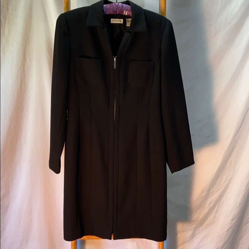 Ann Taylor front zip up jacket dress